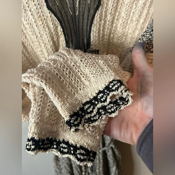 Vintage 70s Dress / tricots de Paris - Picture 5 of 16